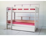 T302W Douhle Layer Bunk Bed With Trundle